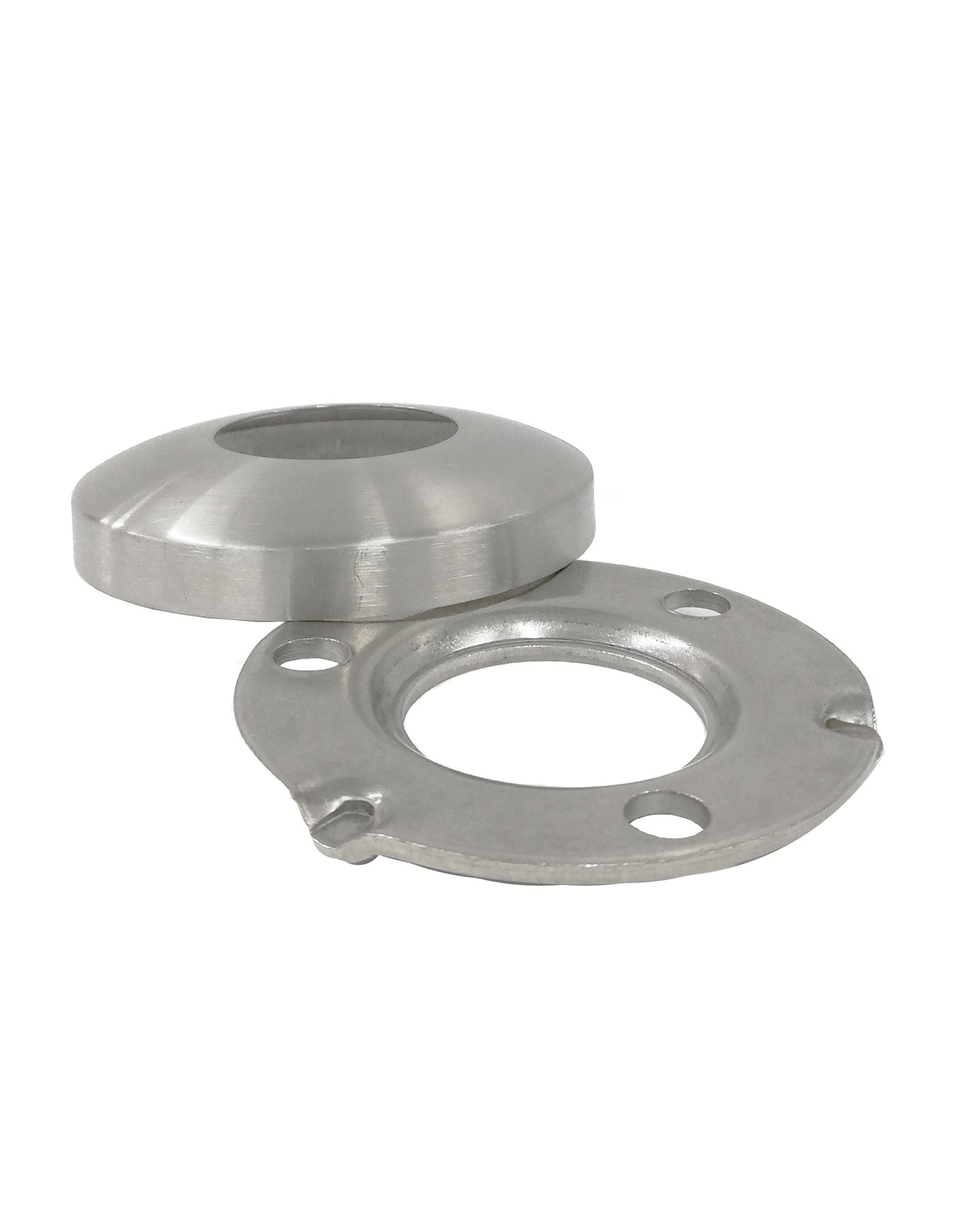 Stainless Steel 316 Grade Round Base Cover and Plate for 1-1/2" Post Fitting (C1050-150) - SHEMONICO