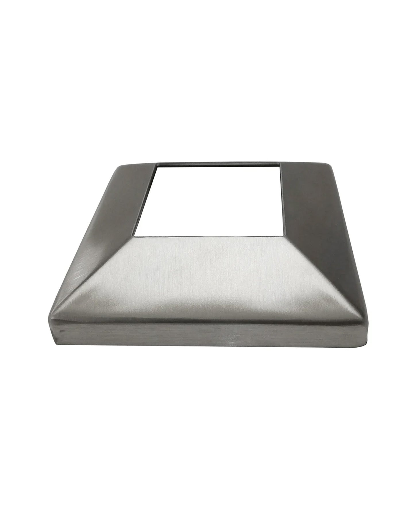 3" Stainless Steel 316 Grade Square Base Cover for 1-1/2" Post Fitting (C1060-150-SQR-300OUT)