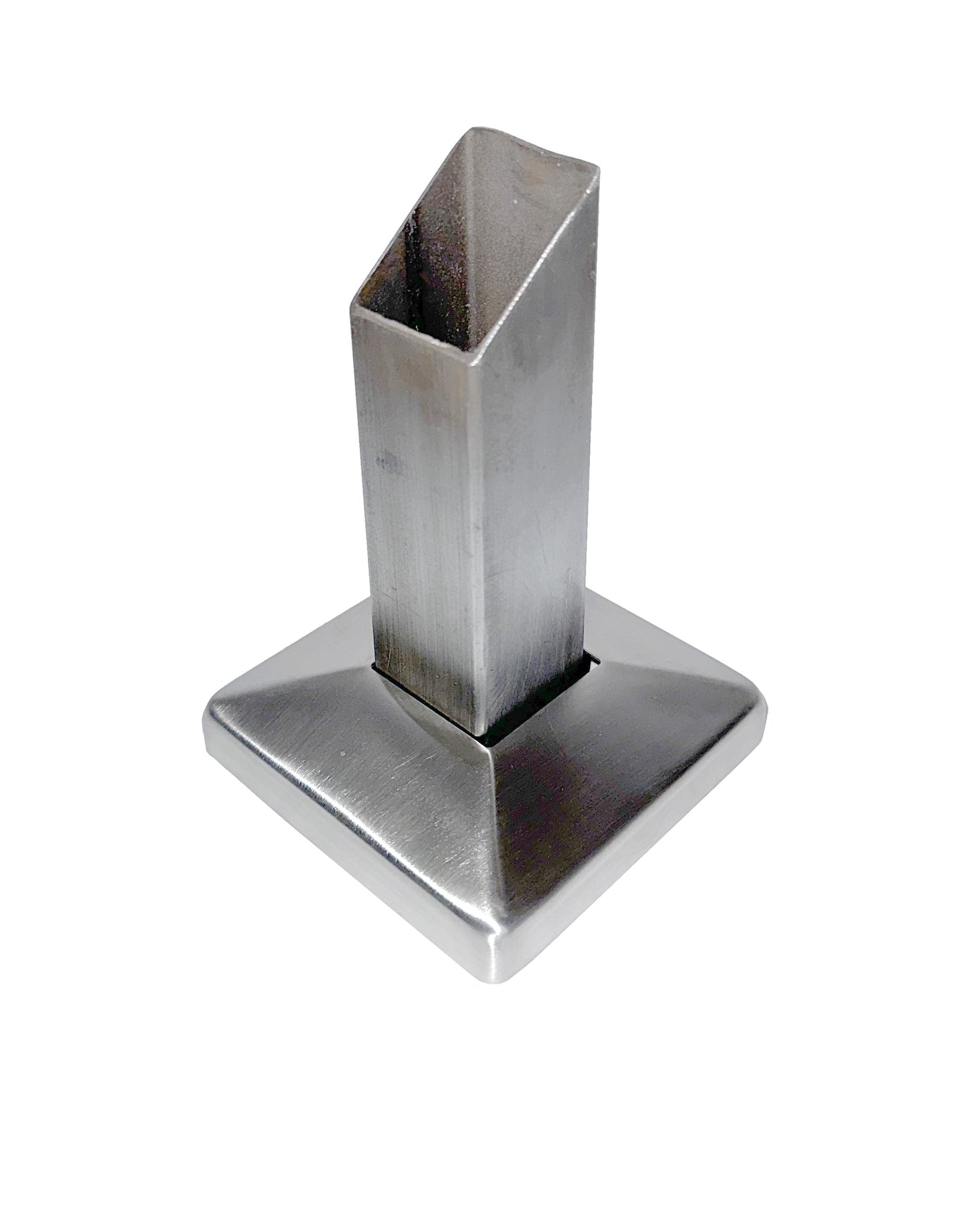 Stainless Steel 316 Grade Square Base Cover for 1-1/2" Post Fitting 4" Outside (C1060-150-SQR-400OUT) - SHEMONICO