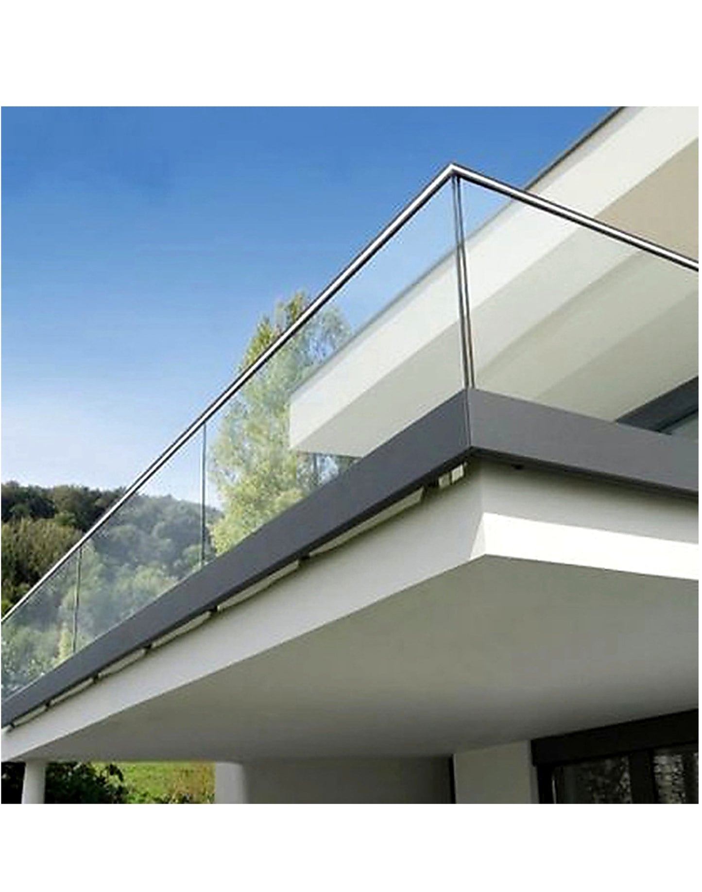 End Cap for Round Slot Tube Cap Rail for Glass Railing Stainless Steel 304 (G1033) - SHEMONICO