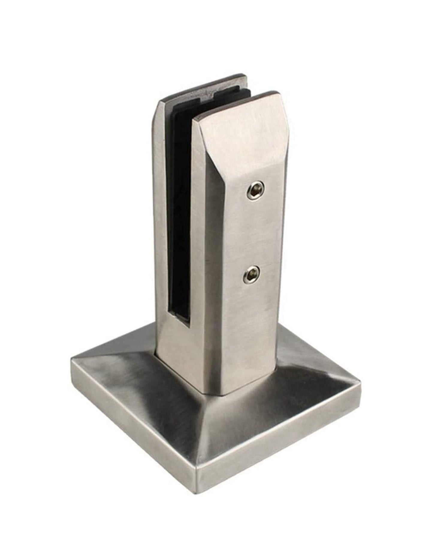 Stainless Steel Glass Spigot Pool Fence Balustrade with Leveling Glass Railing (G1100-BRS) - SHEMONICO