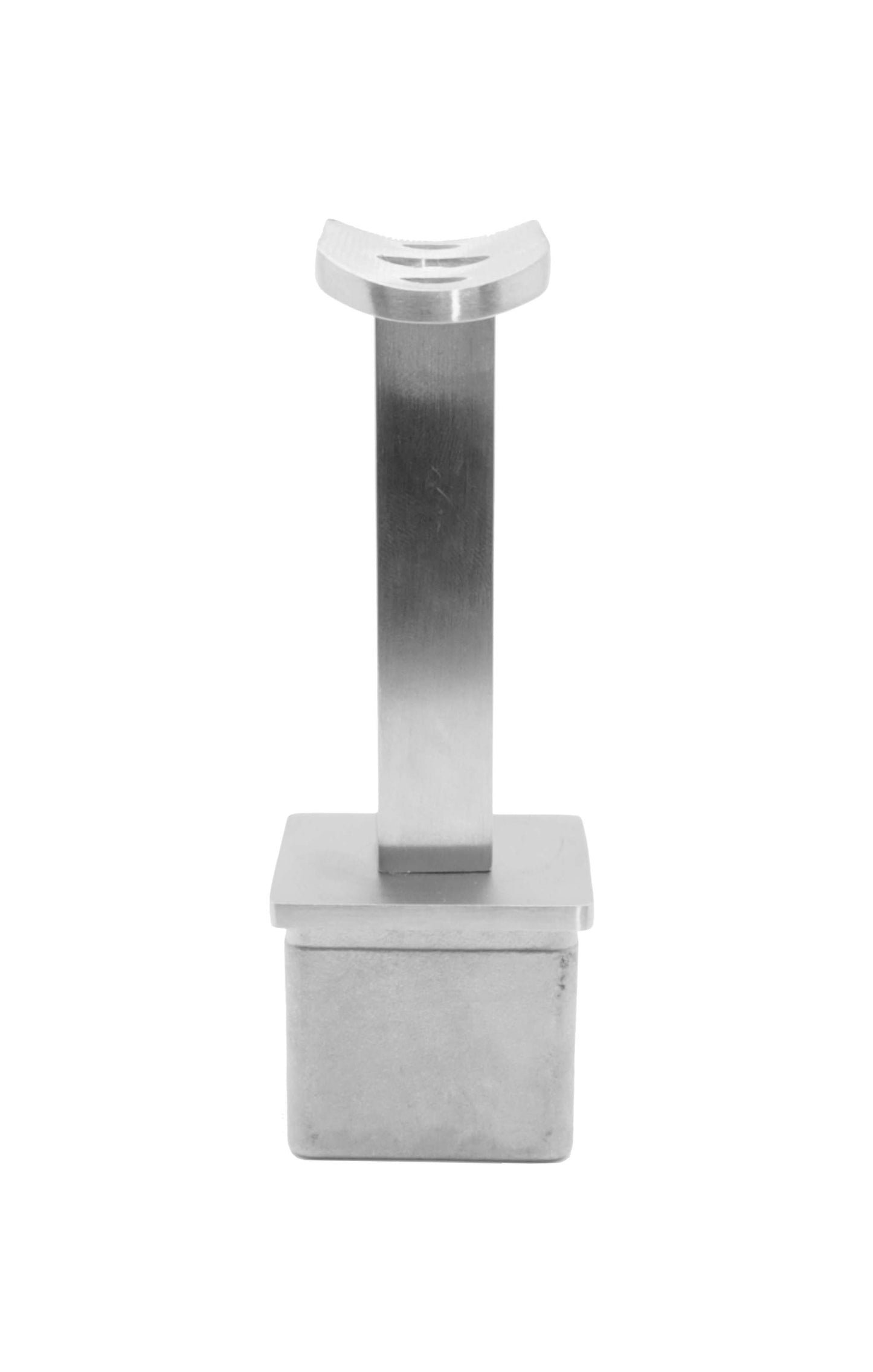 Fixed Square Stem Post Handrail Bracket Stainless Steel for 1-1/2" Post Fitting (P0150-FIX-TOP-SQUARE) - SHEMONICO