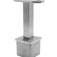 Fixed Square Stem Post Handrail Bracket Stainless Steel for 1-1/2" Post Fitting (P0150-FIX-TOP-SQUARE) - SHEMONICO