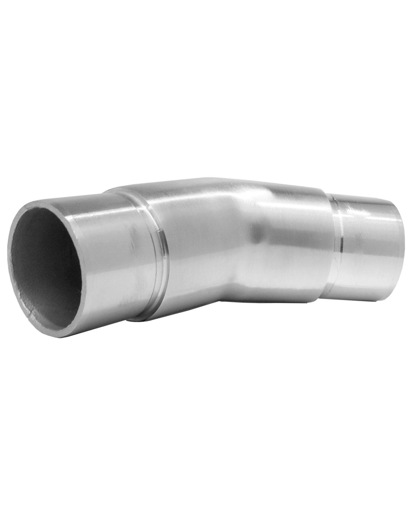 145 Degree Elbow for 1 1/2 Round Handrail Tube Stainless Steel 316 (P0300-150) - SHEMONICO