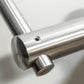 Stainless Steel Glass Mount Handrail Bracket for 1 1/2" Round or Square Tube  Satin Finish T316 Marine Grade (G1020) - SHEMONICO
