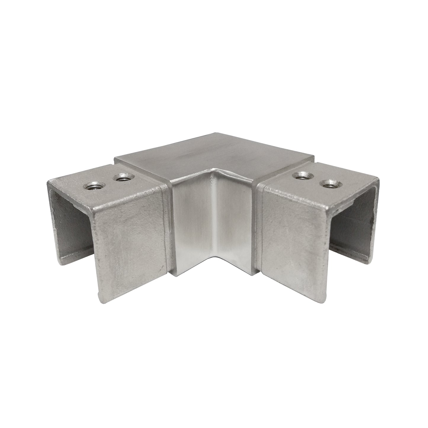 90 Degree Horizontal Corner Elbow for 1-1/2" Square Glass Cap Railing T316 (G1110-150-150) - SHEMONICO