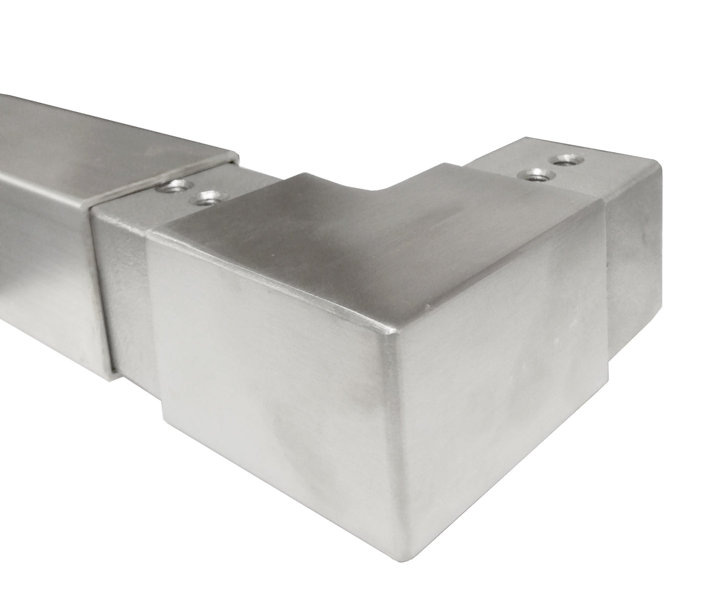 90 Degree Horizontal Corner Elbow for 1-1/2" Square Glass Cap Railing T316 (G1110-150-150) - SHEMONICO