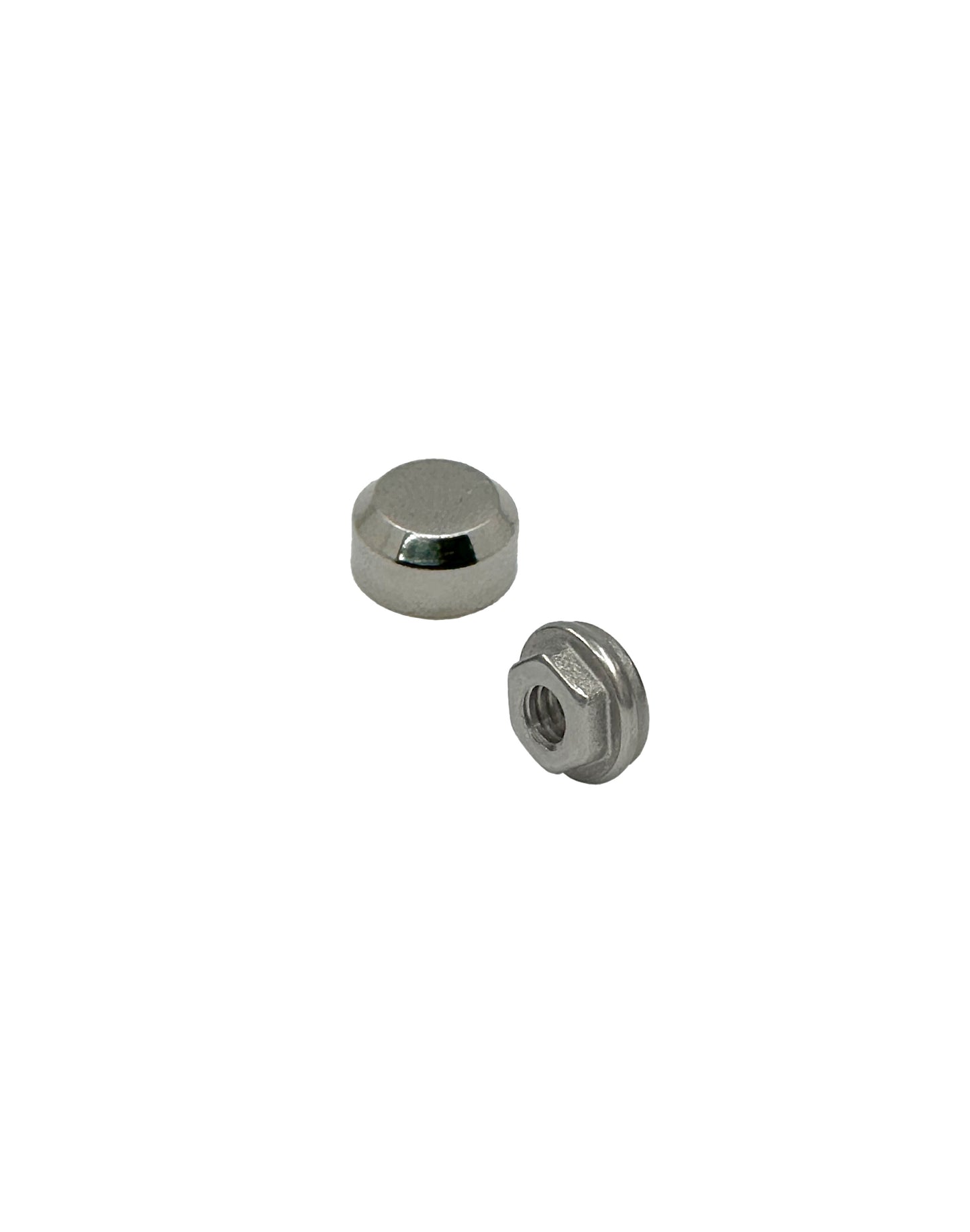 Round Snap End Cap and Nut for Swage Tensioner (C0095) - SHEMONICO