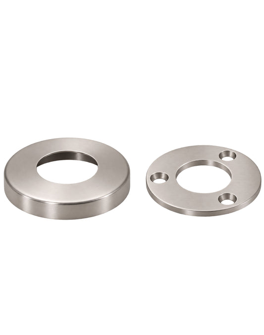 Stainless Steel 316 Grade Round Base Cover and Plate for 1-1/2" Post Fitting (C1050-150) - SHEMONICO