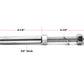 Hand Swage Threaded Stud for 1/2" Stainless Steel Cable (C1036-012) - SHEMONICO