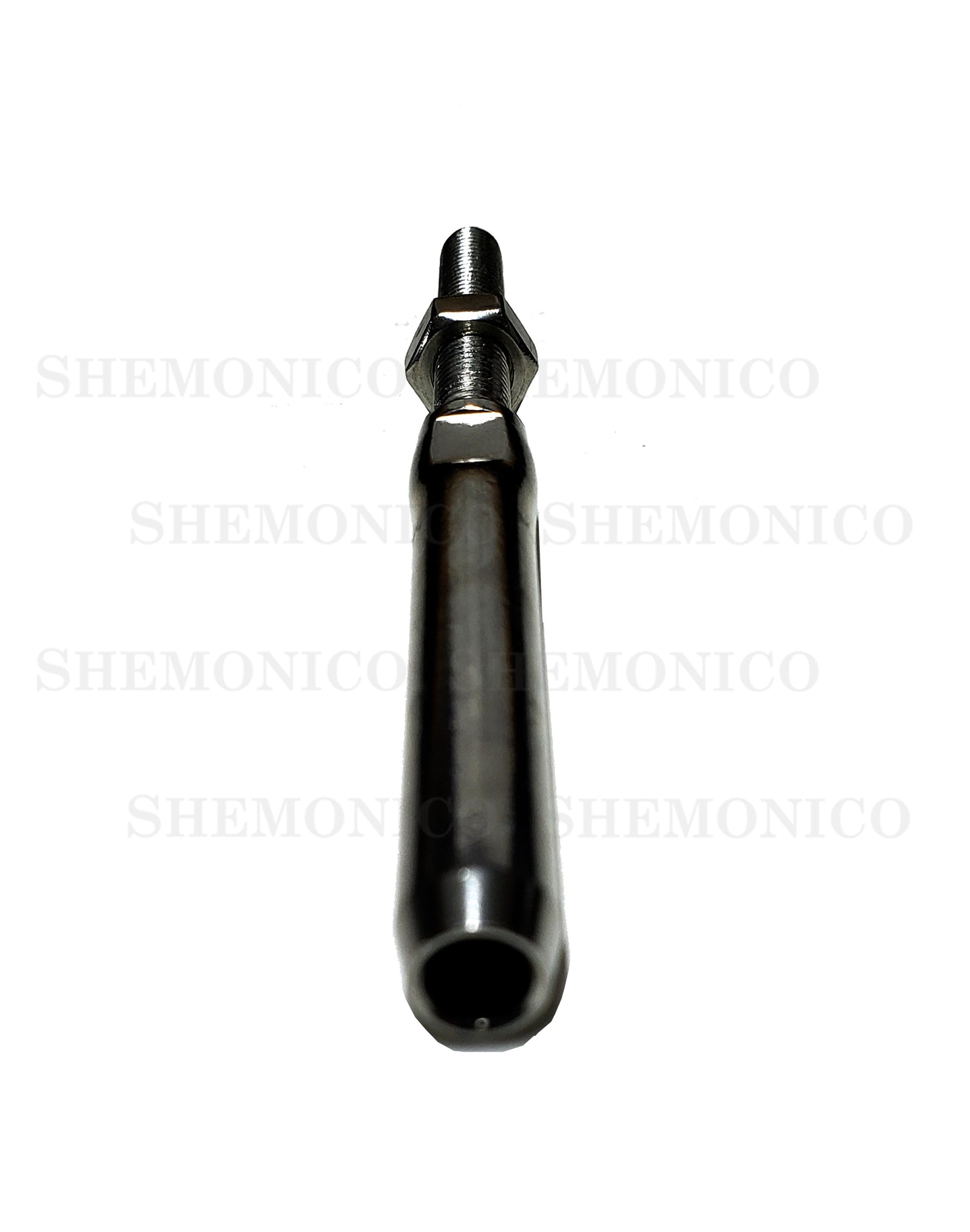 Hand Swage Threaded Stud for 1/4" Stainless Steel Cable Black Finish (C1036-014-BLK) - SHEMONICO