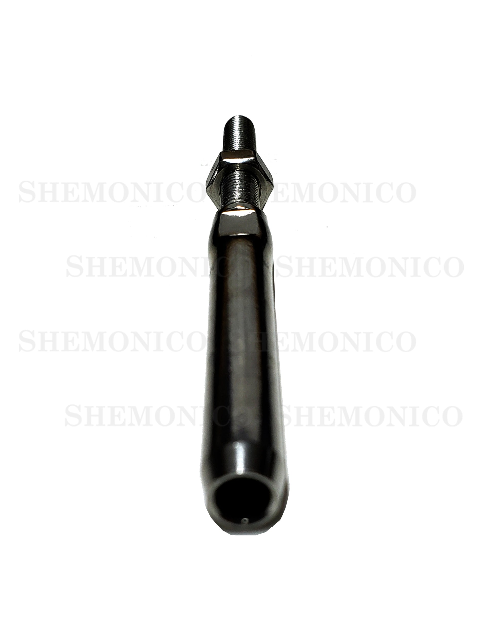 Hand Swage Threaded Stud for 1/4" Stainless Steel Cable Black Finish (C1036-014-BLK) - SHEMONICO
