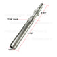 Hand Swage Threaded Stud for 1/4" Stainless Steel Cable Brush Finish (C1036-014-BRS) - SHEMONICO