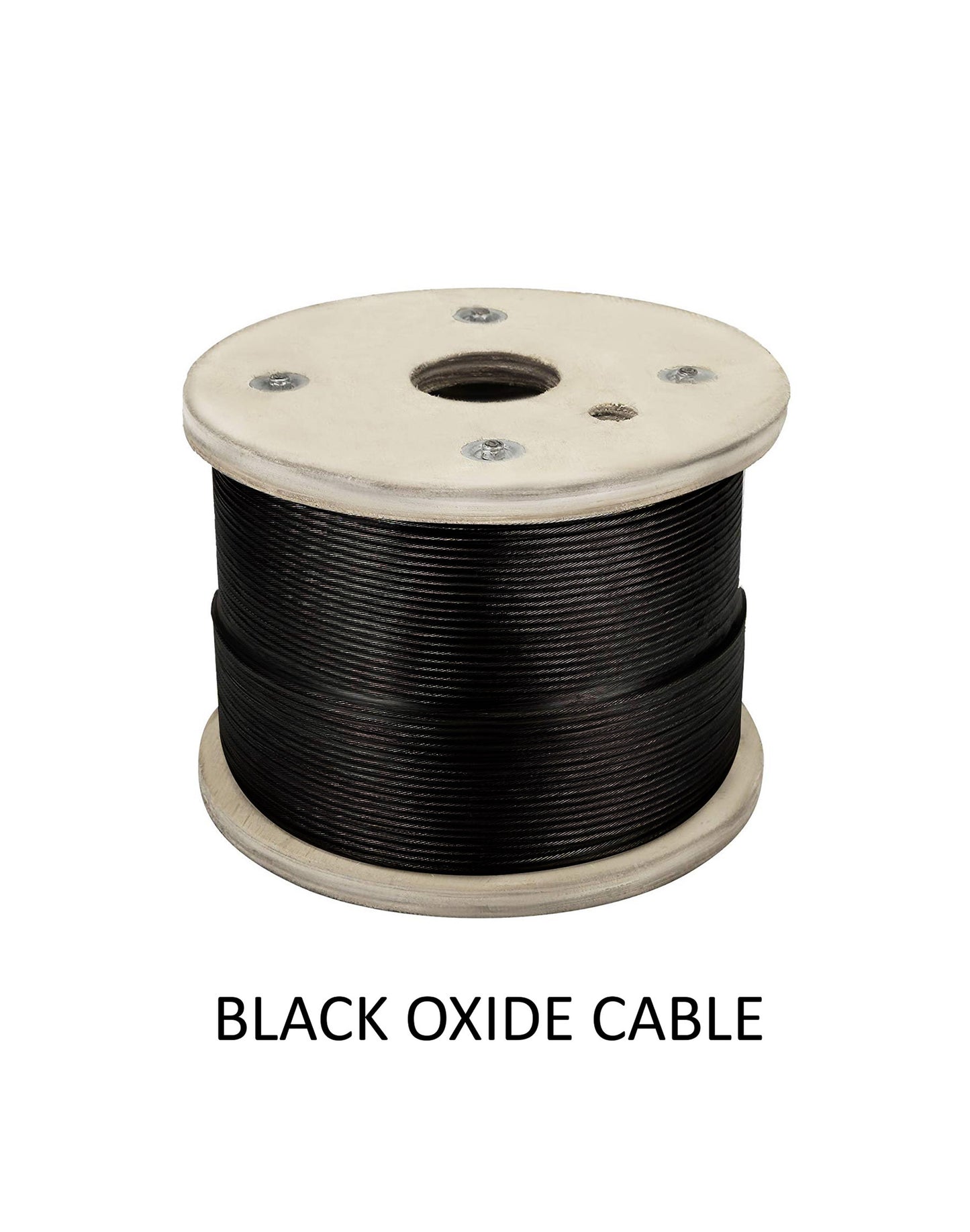 Stainless Steel Black Oxide Cable 1/8" 3/16" Spool (C1046-B0) - SHEMONICO