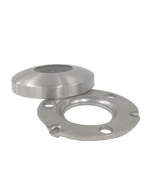 Stainless Steel 316 Grade Round Base Cover and Plate for 1-1/2" Post Fitting (C1050-150)