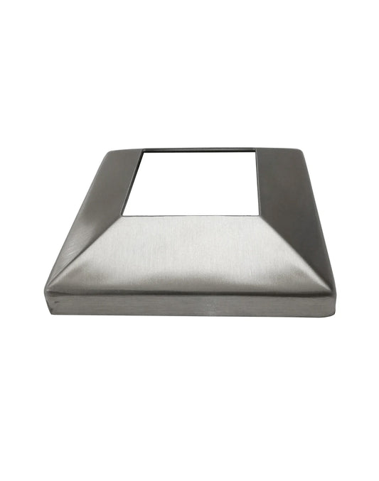 3" Stainless Steel 316 Grade Square Base Cover for 1-1/2" Post Fitting (C1060-150-SQR-300OUT)