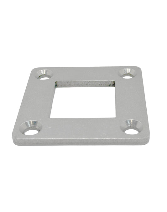 Stainless Steel 316 Grade Square Base Plate for 1-1/2" Post Fitting (C1060-150-SQR-PLATE) - SHEMONICO