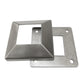 Stainless Steel 316 Grade Square Base Cover and Plate for 2" Post Fitting (C1060-200)