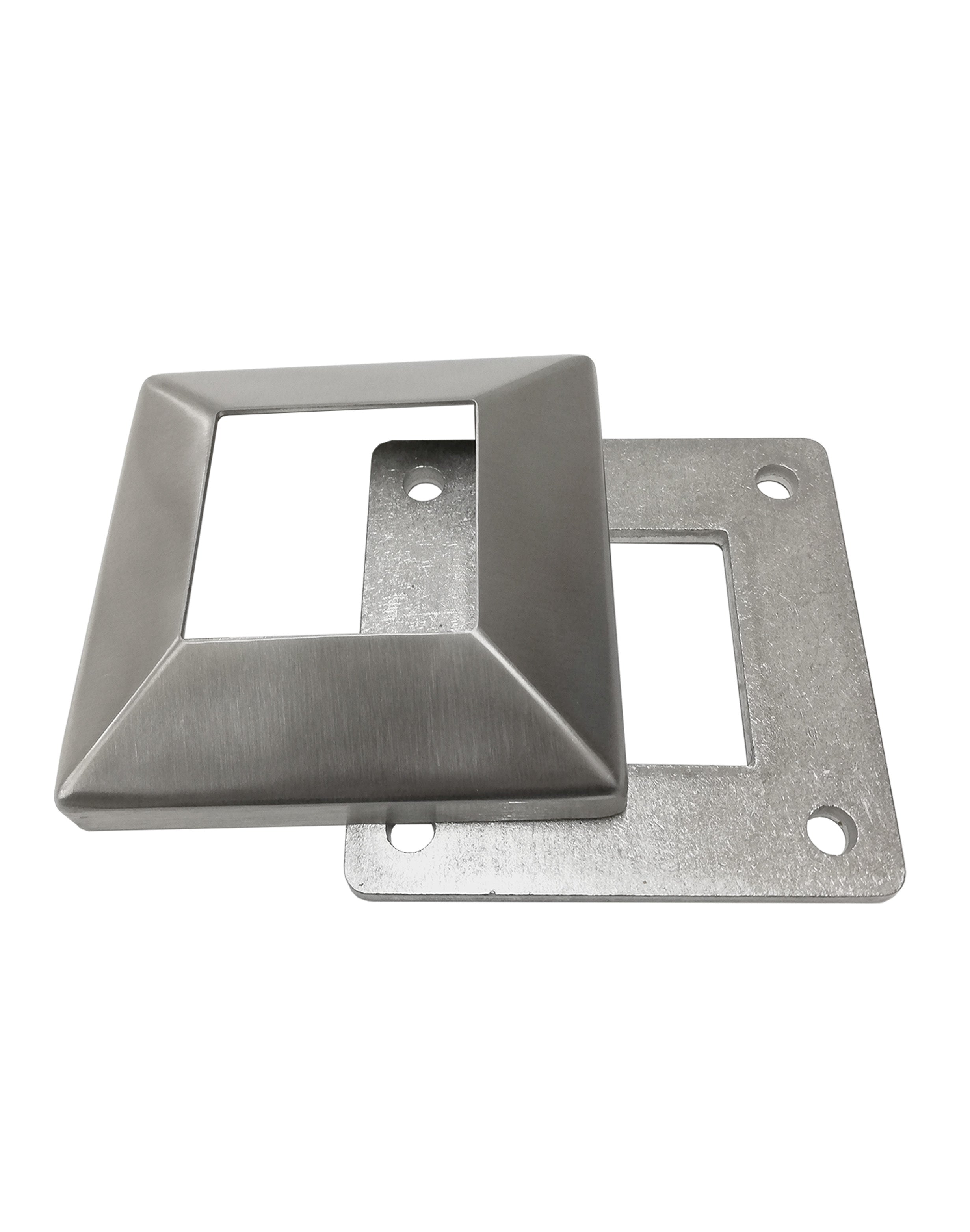 Stainless Steel 316 Grade Square Base Cover and Plate for 2