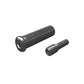 Black Mini Invisible Stud & Receiver Streamline Stainless Steel (C1120-BO) - SHEMONICO