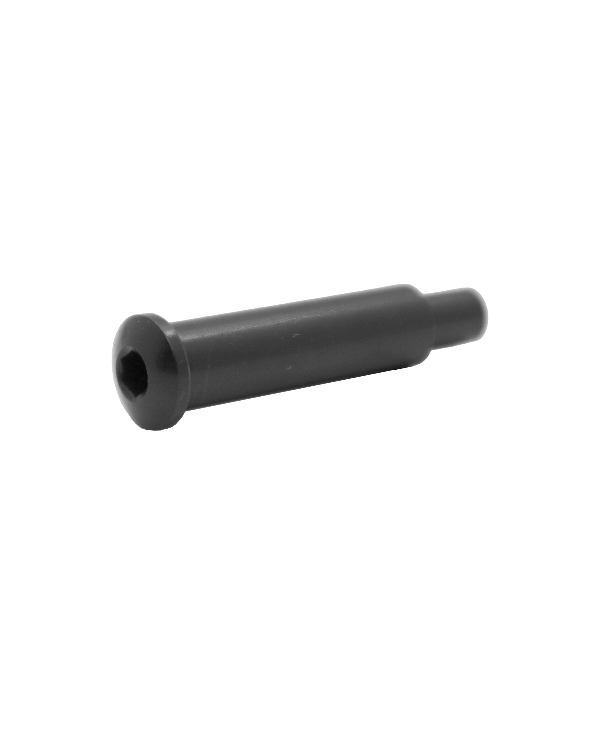 Black Mini Invisible Stud & Receiver Streamline Stainless Steel (C1120-BO) - SHEMONICO