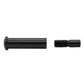 Black Mini Invisible Stud & Receiver Streamline Stainless Steel (C1120-BO) - SHEMONICO
