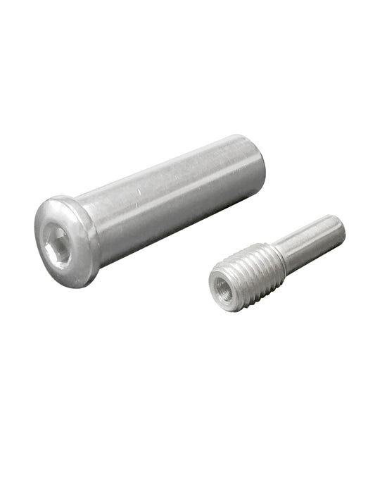 Mini Invisible Stud & Receiver Streamline Grade T316 (C1120-BRS) - SHEMONICO