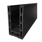 Anodized Aluminum Glass Channel Black Finish 10 ft Long (G1006-BLK) - SHEMONICO