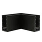 Corner for Anodized Aluminum Glass Channel Black Finish (G1006-COR-BLK) - SHEMONICO