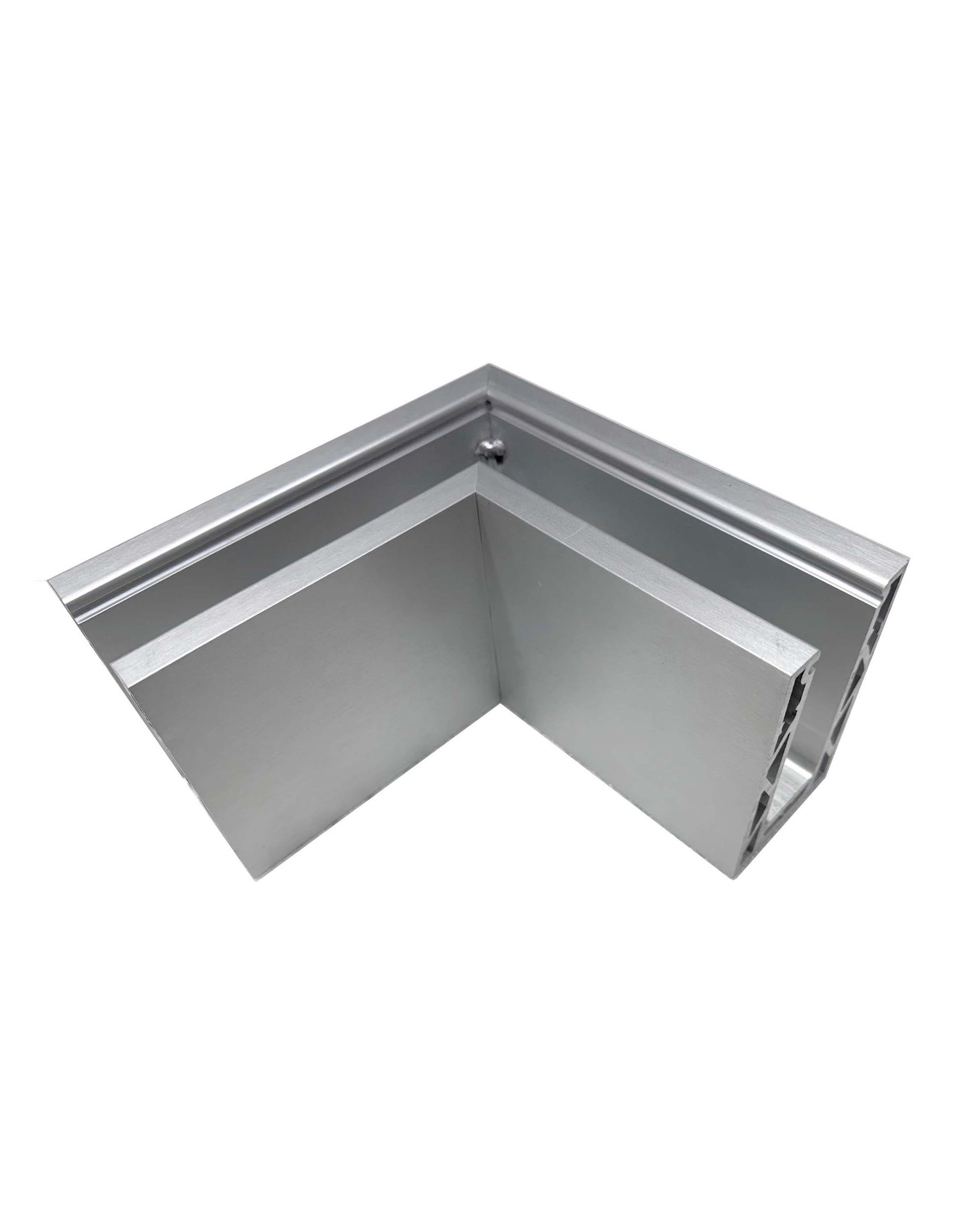 Corner for Anodized Aluminum Glass Channel (G1005-COR) - SHEMONICO