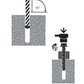 Concrete Bolt Hexagonal Head  Zinc Plated for Channel (G1006-SCW) - SHEMONICO