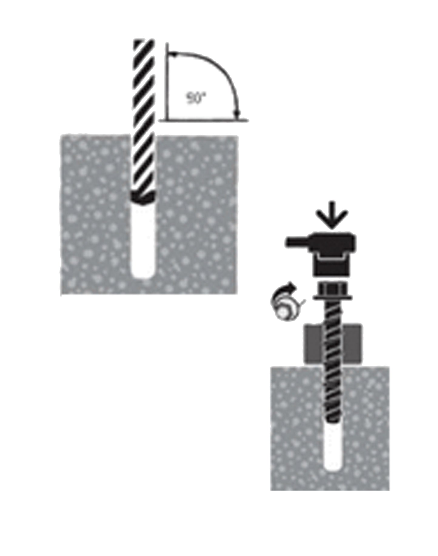 Concrete Bolt Hexagonal Head  Zinc Plated for Channel (G1006-SCW) - SHEMONICO