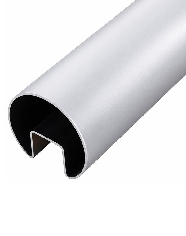 Round Tube Cap Rail for Glass Railing 19 ft U Channel 304 Stainless ...