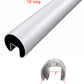 Slot Round Tube Cap Rail for Glass Railing  19 ft U Channel Stainless Steel (G1030) - SHEMONICO