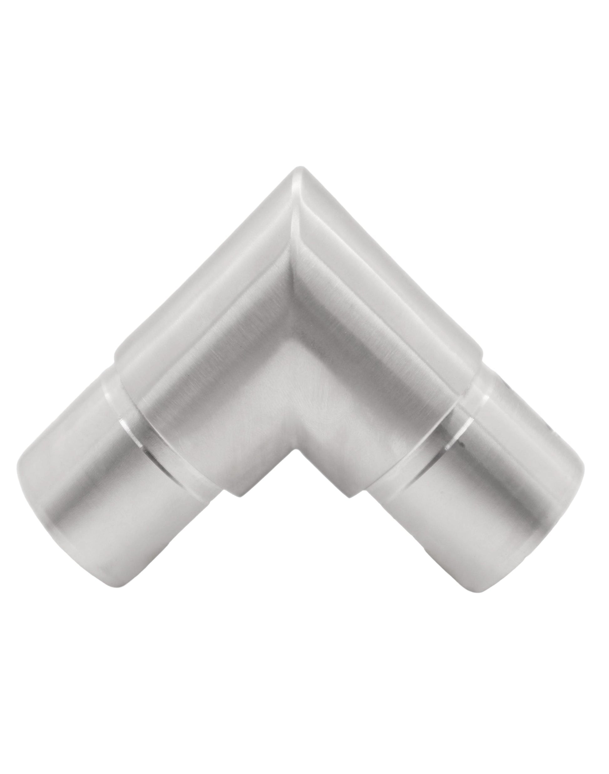 90 Degree Elbow for Slot Round Tube Cap Rail for Glass Railing  Stainless Steel 304 (G1031) - SHEMONICO