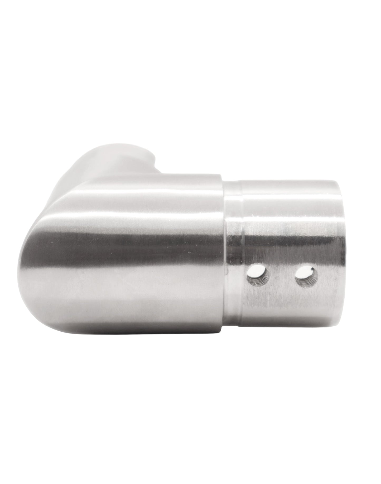 90 Degree Elbow for Slot Round Tube Cap Rail for Glass Railing  Stainless Steel 304 (G1031) - SHEMONICO