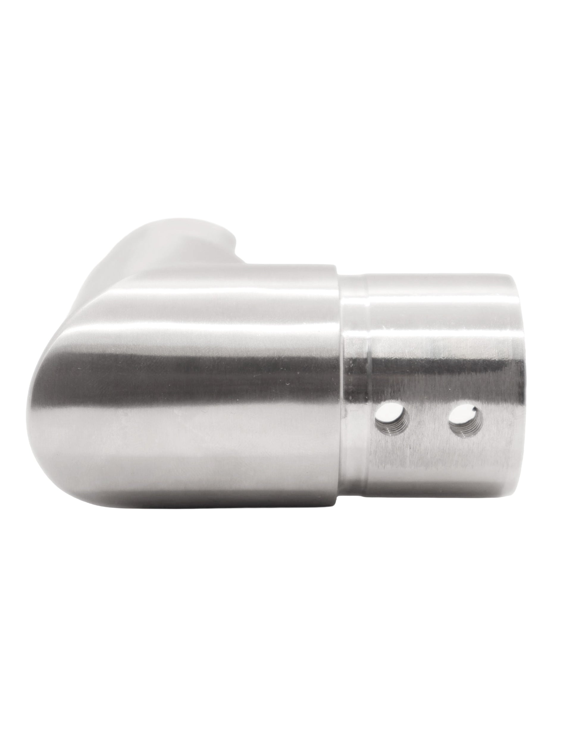 90 Degree Elbow for Slot Round Tube Cap Rail for Glass Railing  Stainless Steel 304 (G1031) - SHEMONICO