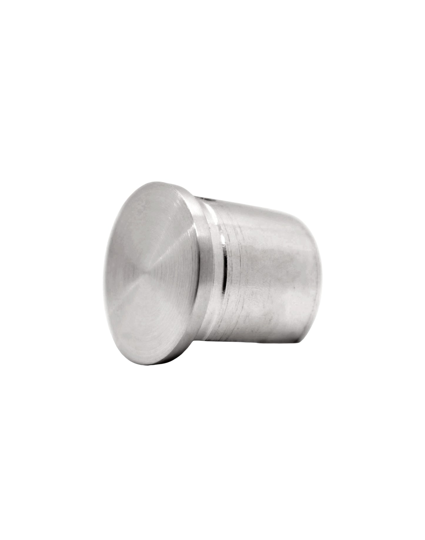 End Cap for Round Slot Tube Cap Rail for Glass Railing Stainless Steel 304 (G1033) - SHEMONICO