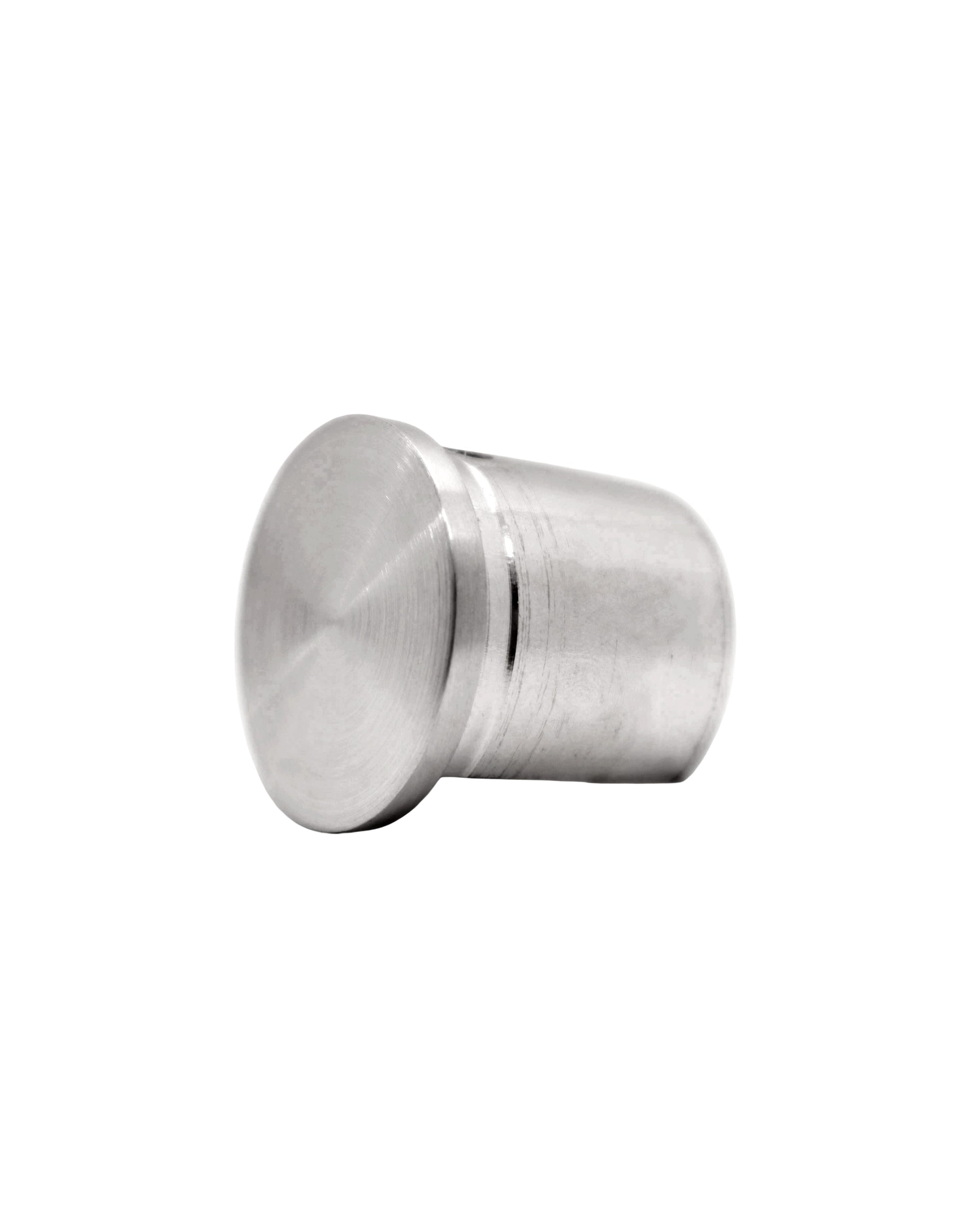 End Cap for Round Slot Tube Cap Rail for Glass Railing Stainless Steel 304 (G1033) - SHEMONICO