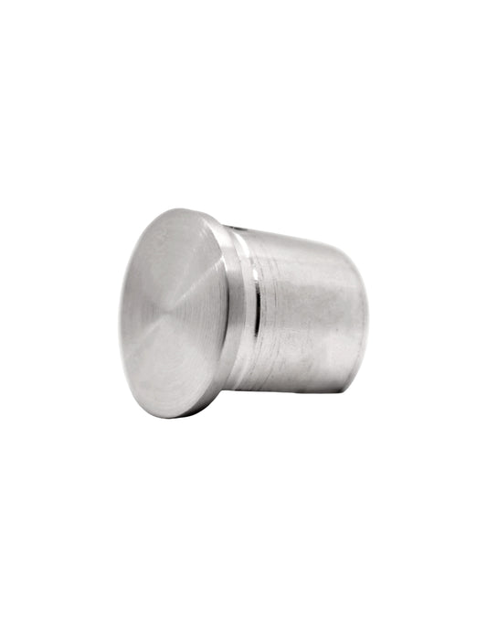 End Cap for Round Slot Tube Cap Rail for Glass Railing Stainless Steel 304 (G1033) - SHEMONICO