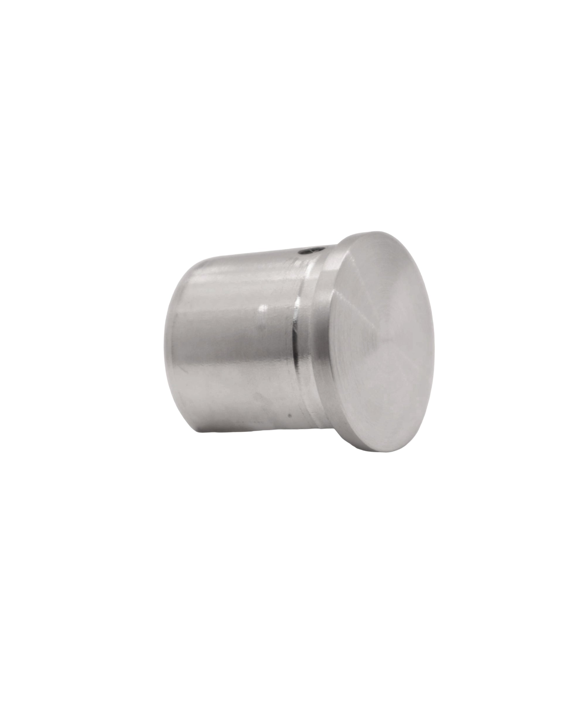 End Cap for Round Slot Tube Cap Rail for Glass Railing Stainless Steel 304 (G1033) - SHEMONICO