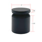 Matte Black Solid Standoff Mount for Glass Railing  2" Inch - SHEMONICO