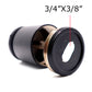 Matte Black Adjustable Standoff Mount for Glass Railing  2" Inch - SHEMONICO
