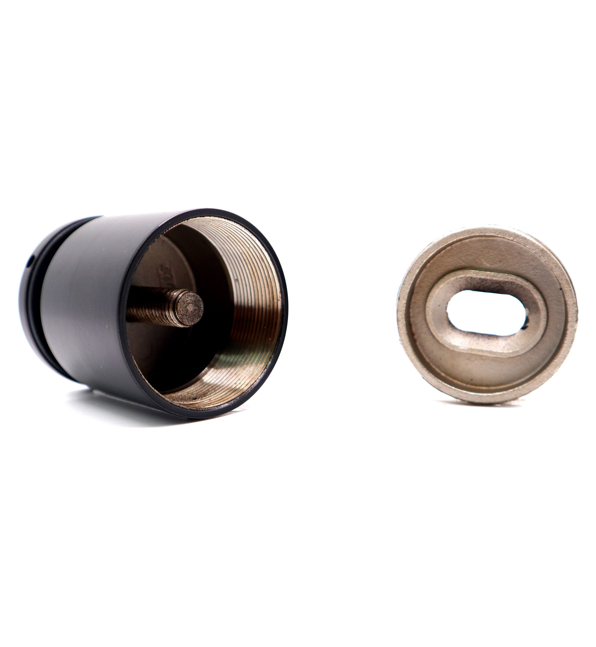 Matte Black Adjustable Standoff Mount for Glass Railing  2" Inch - SHEMONICO