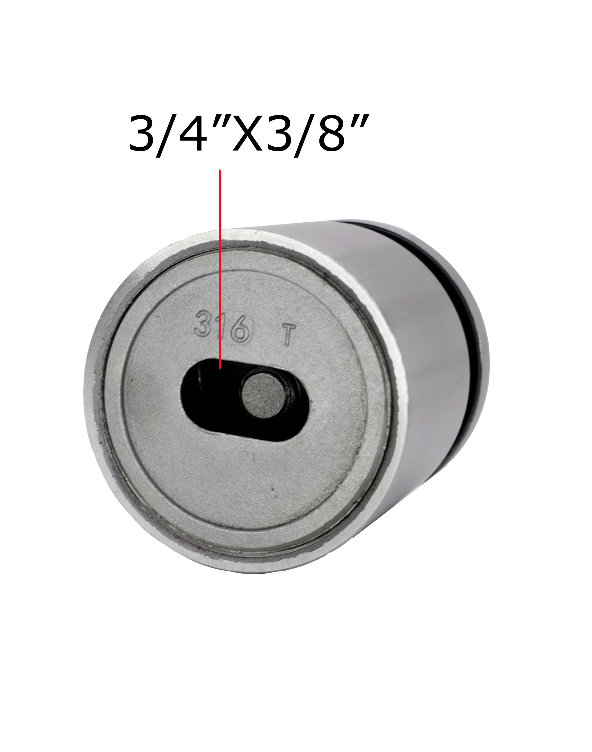 Stainless Steel 316 Adjustable Standoff Mount for Glass Railing  2" Inch - SHEMONICO