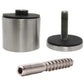 Stainless Steel Heavy Standoff Mount for Glass Railing  2" Inch with Screw (G1040-200-FIX) - SHEMONICO
