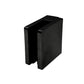 Square Flat Glass Clamp 2 1/8" x 2 1/8" for 3/8" or 1/2 Glass Black Finish 304 (G1091-200-BLK-LTCTY) - SHEMONICO