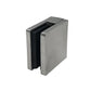 Stainless Steel 304 Grade Square Flat 1-1/2" Post Glass Clamp 2 1/8" x 2 1/8" for 1/2" Glass Satin Finish (G1091) - SHEMONICO