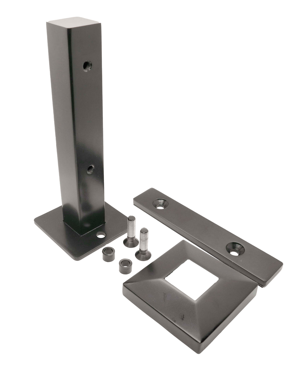 Talon Glass Railing Matte Black Stainless Steel Glass Talon 10