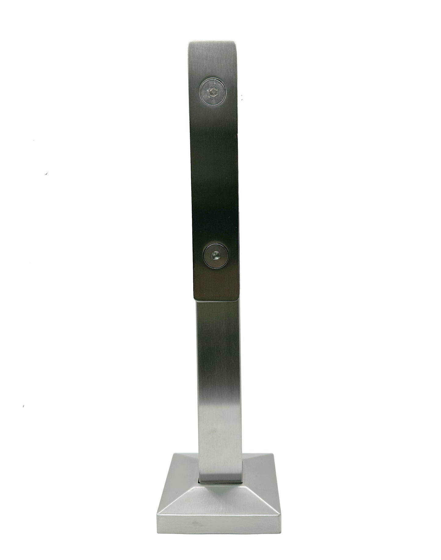 Stainless Steel Glass Talon 15" Post Spigot Balustrade for Stairs Incline Glass Railing  (G1120-BRS) - SHEMONICO